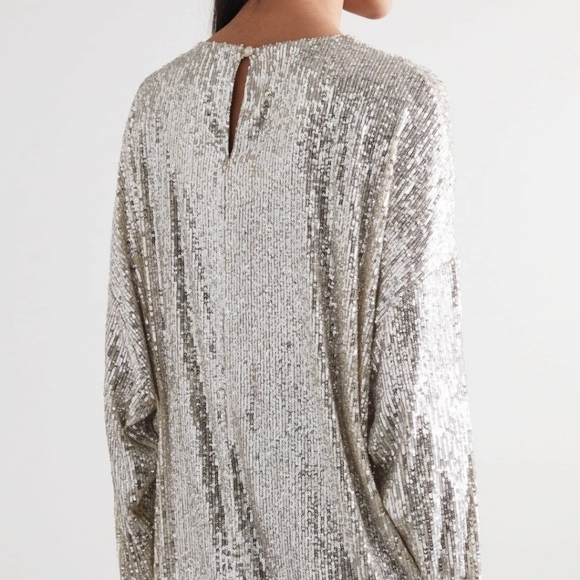 INMFL Alexandria silver sequin mini dress - Picture 4 of 12